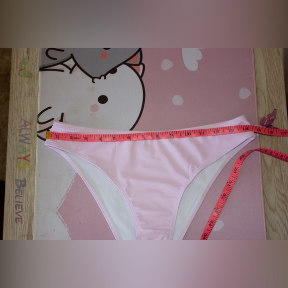 Mermaid Bikini & Tail Set | Pink & yellow | Small - Picture 11 of 15